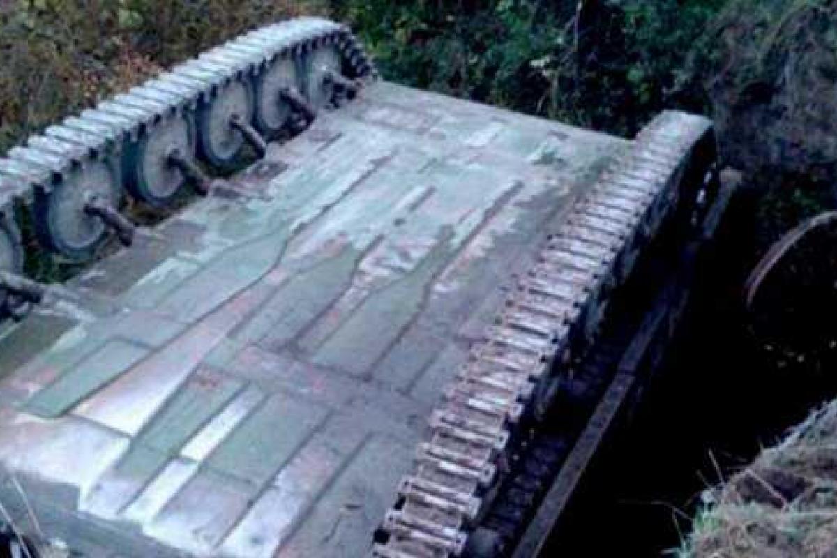 На Львовщине военные на БМП кувырком улетели в кювет