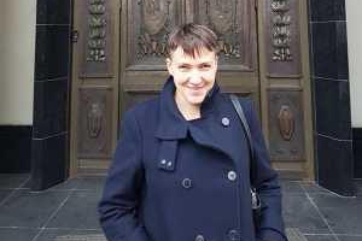 Надежда Савченко в вышиванке произвела фурор в Москве