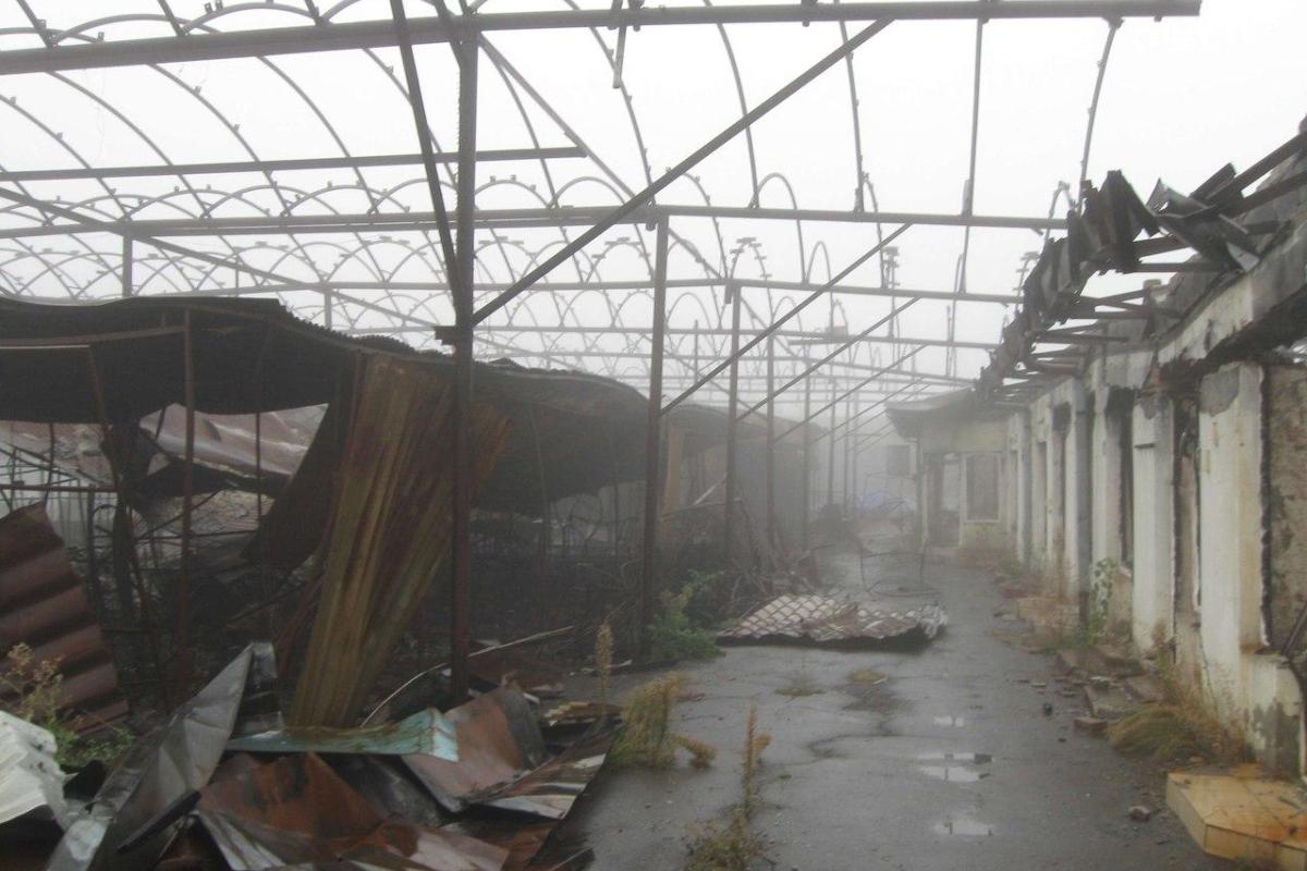 В соцмережі показали, що залишилося від ринку у Дебальцевому