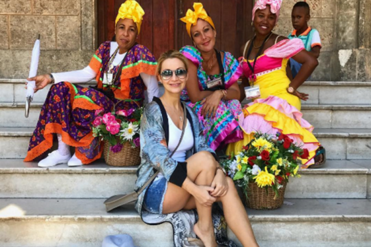 Певица Ольга Орлова отметила свой день рождения на Кубе 