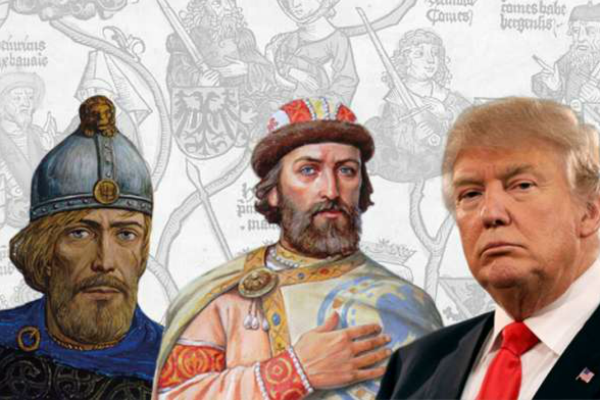 В России Дональда Трампа объявили потомком киевских князей В России Дональда Трампа объявили потомком киевских князей