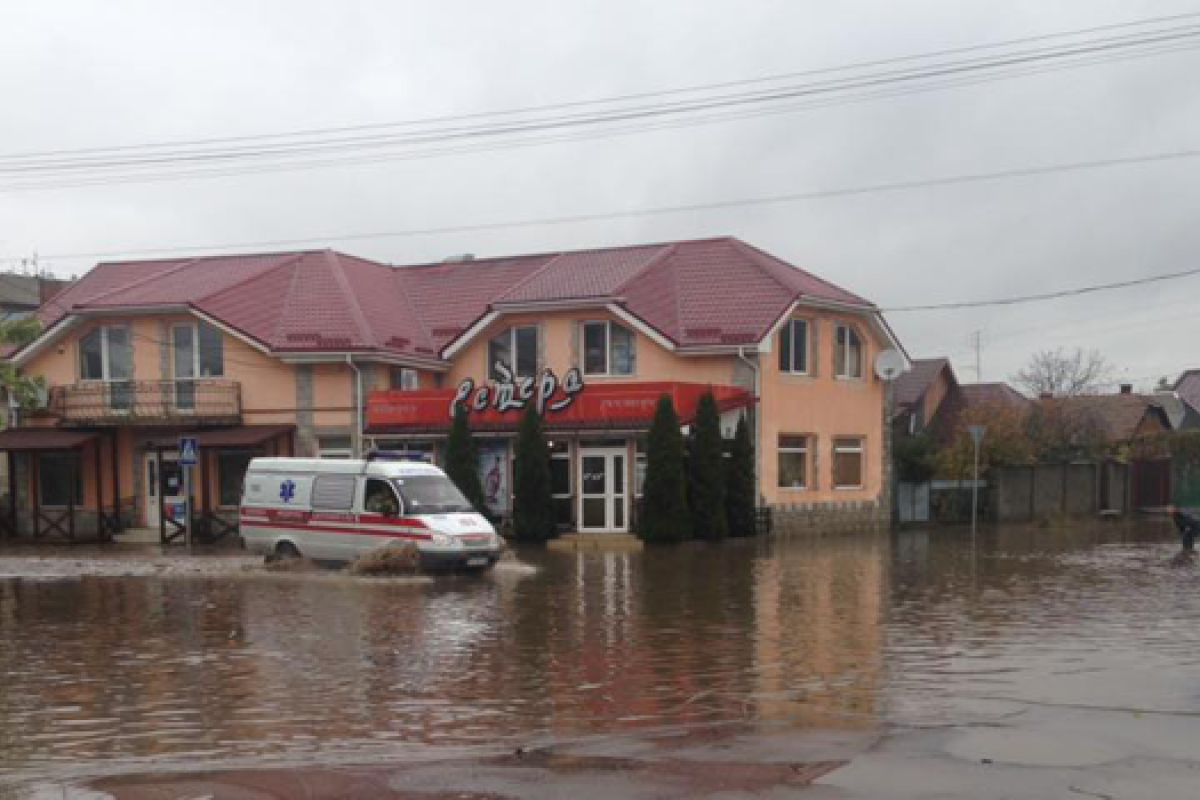 Ужгород уходит под воду: река вышла из берегов