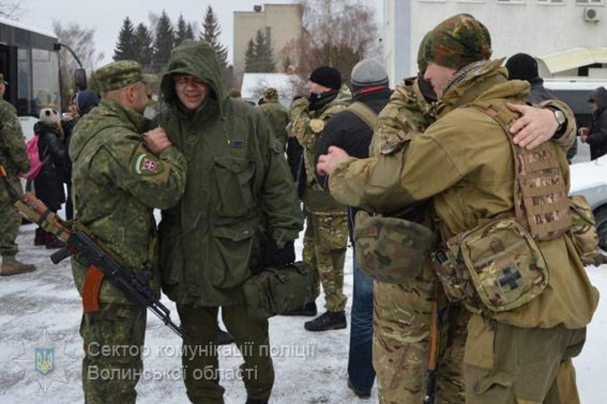 У зону АТО вирушили бійці спецпідрозділу "Світязь" 