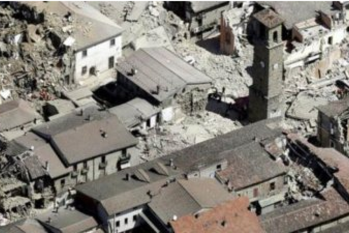 Через землетрус у Італії земна кора зсунулася майже на метр Через землетрус у Італії земна кора зсунулася майже на метр