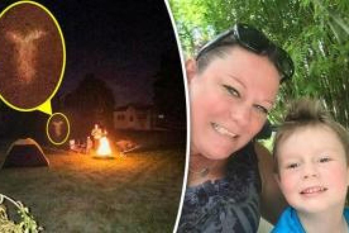 Американка сфотографировала ангела во время вечерних посиделок Американка сфотографировала ангела во время вечерних посиделок