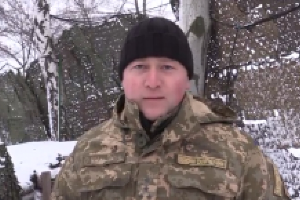 Бойцы АТО записали видеопоздравление с Новым годом