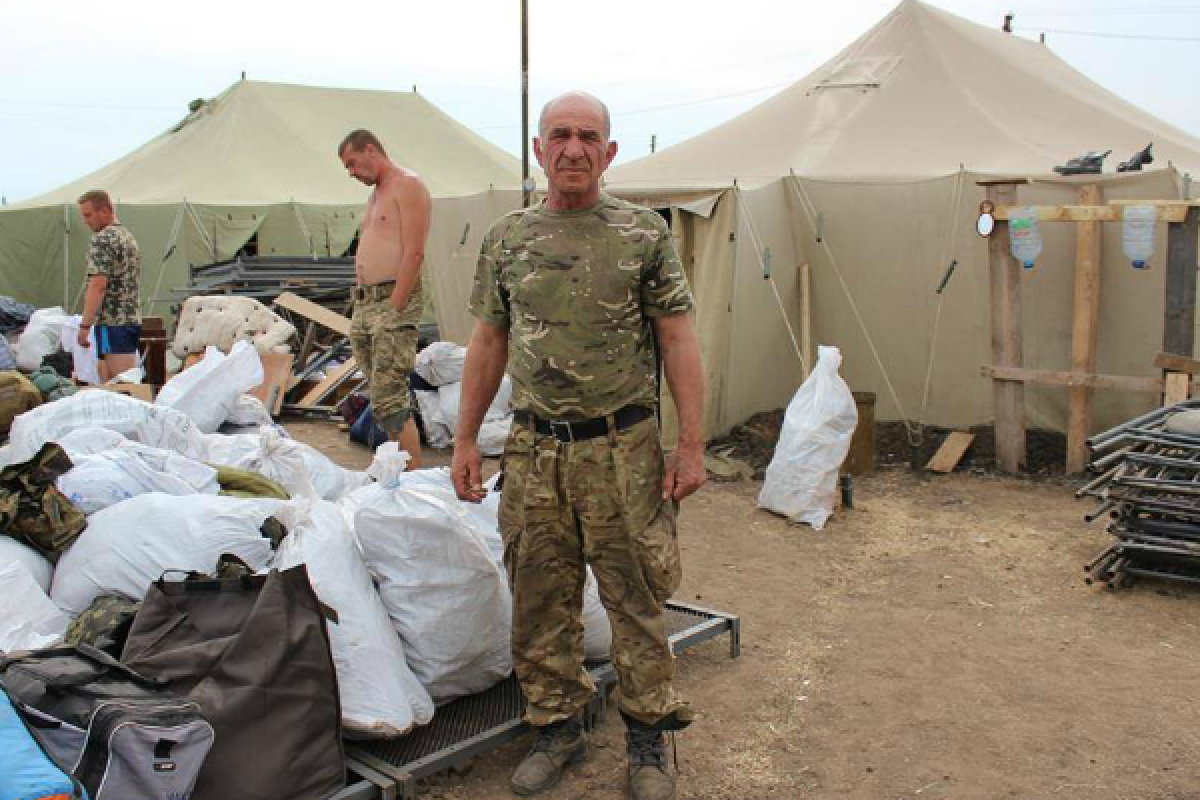 Батальон "Айдар" потерял одного из своих бойцов на передовой в Донбассе Батальон "Айдар" потерял одного из своих бойцов на передовой в Донбассе