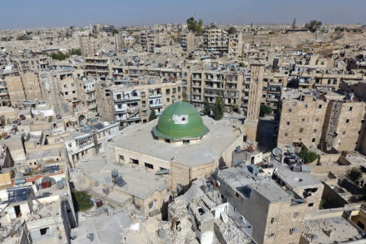 В сети появилось видео из разрушенного Алеппо