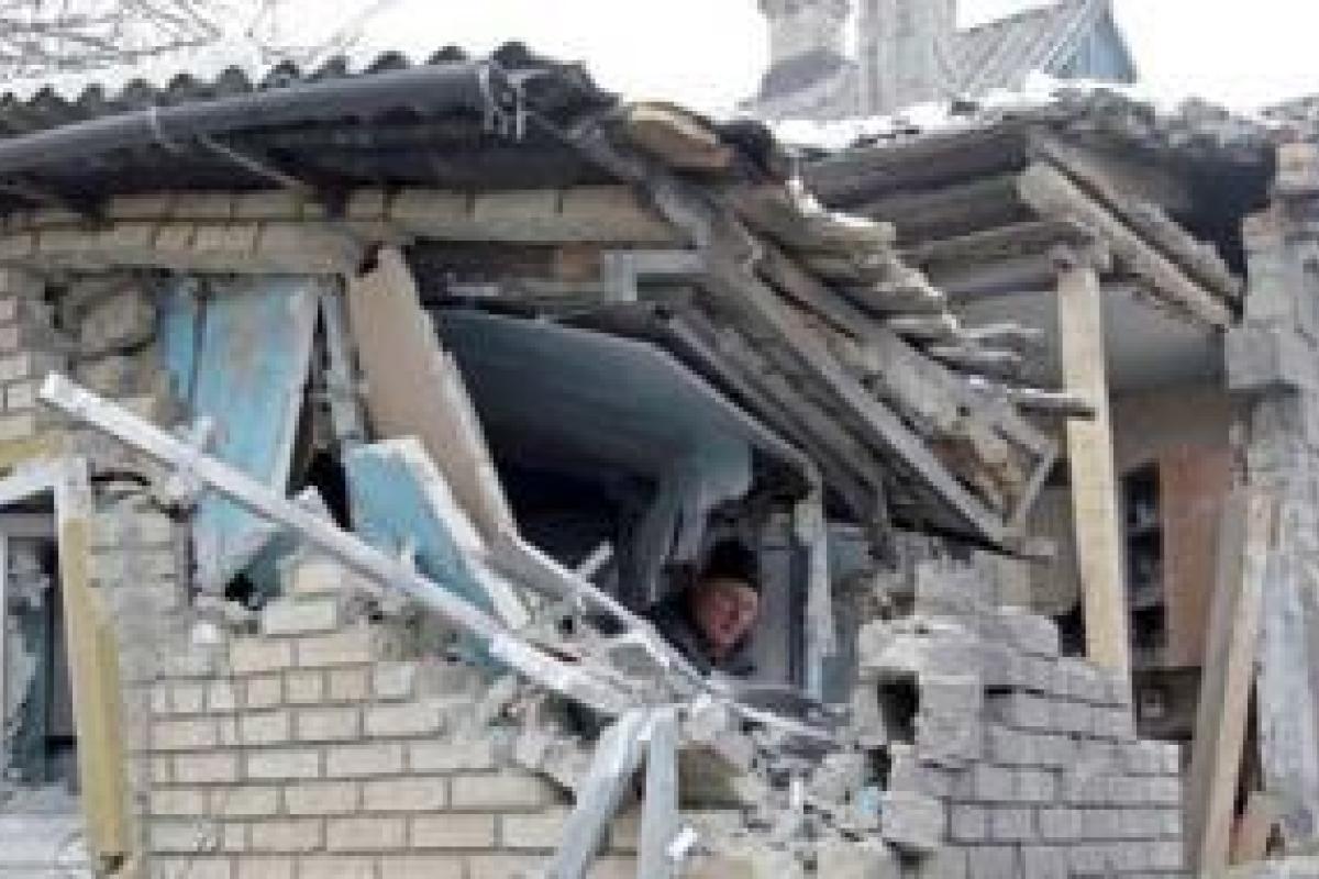 Сколько жилых домов повреждено в Горловке с начала АТО?