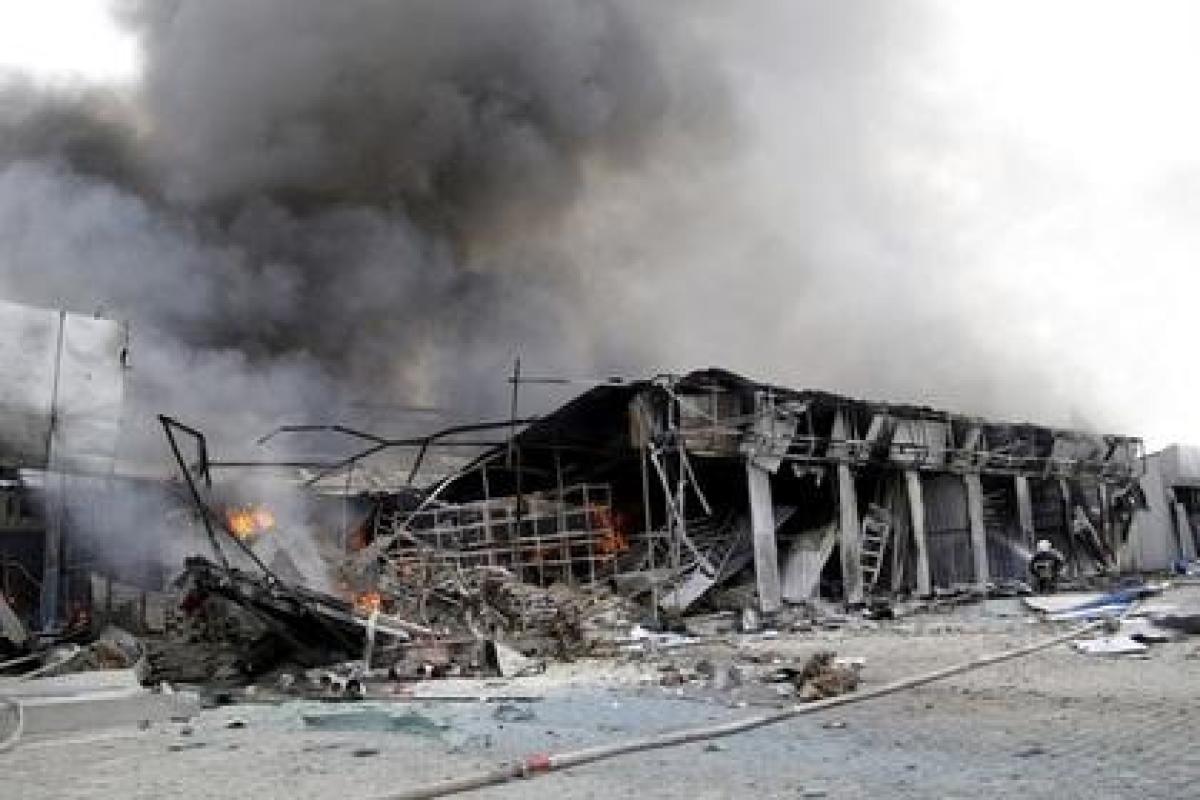 Во вторник бои шли в северной части Горловки