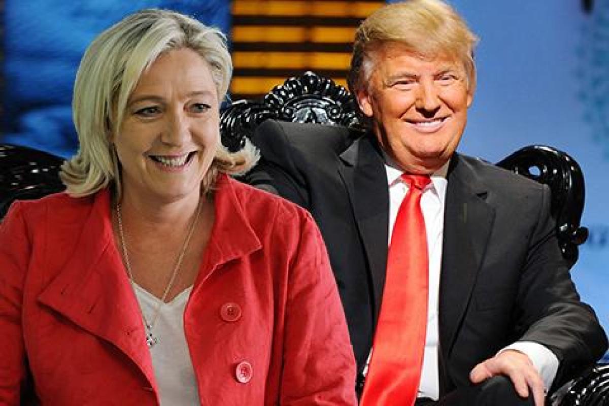 Мари ле Пен возможно встретится с Трампом Мари ле Пен возможно встретится с Трампом