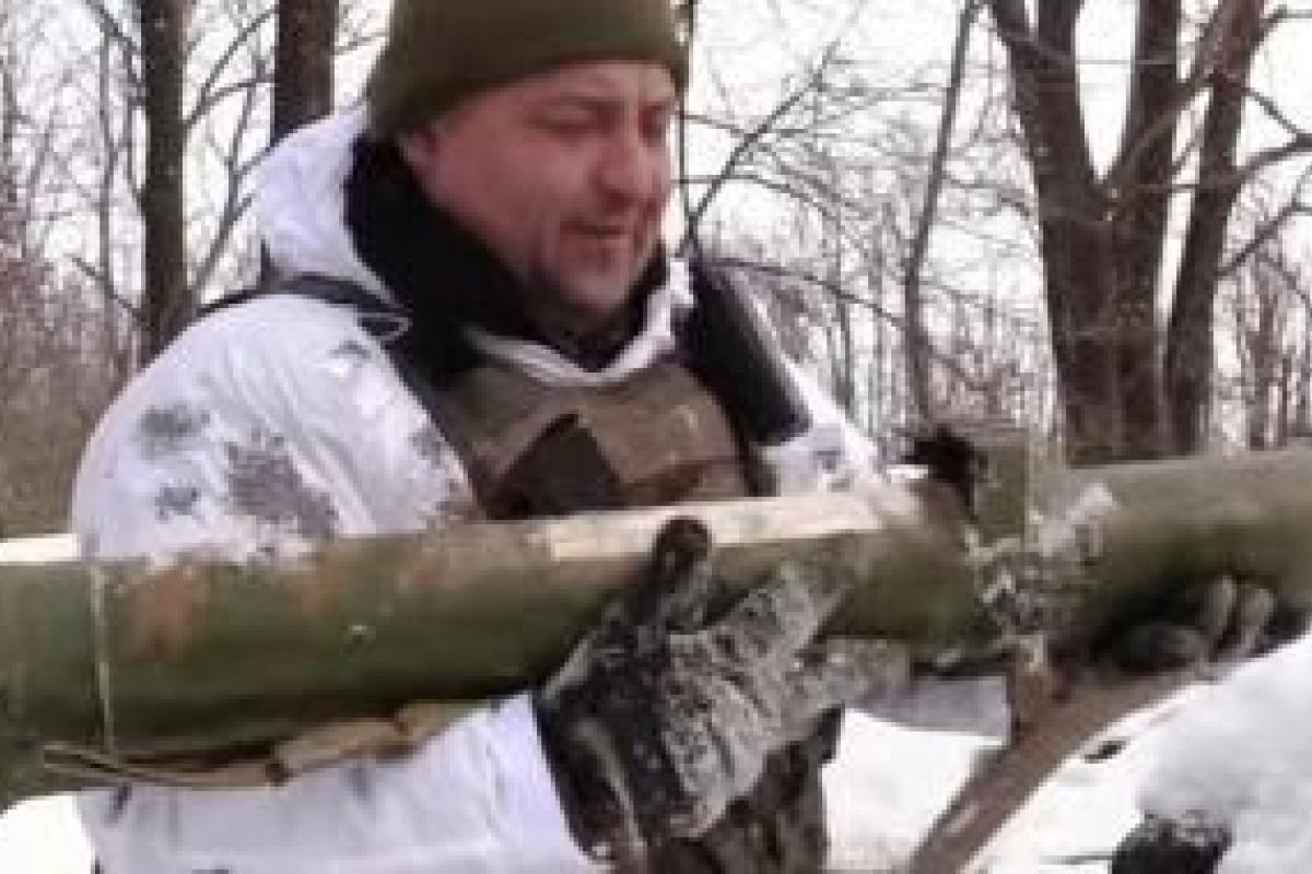 Бойцы АТО обустраивают новые позиции под Донецком