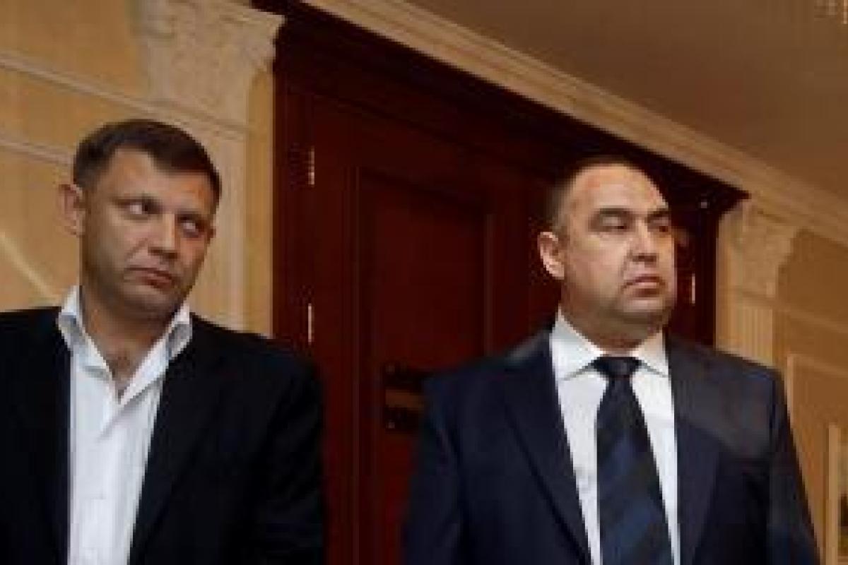 Захарченко и Плотницкий шантажируют Украину, требуя прекратить блокаду ОРДЛО