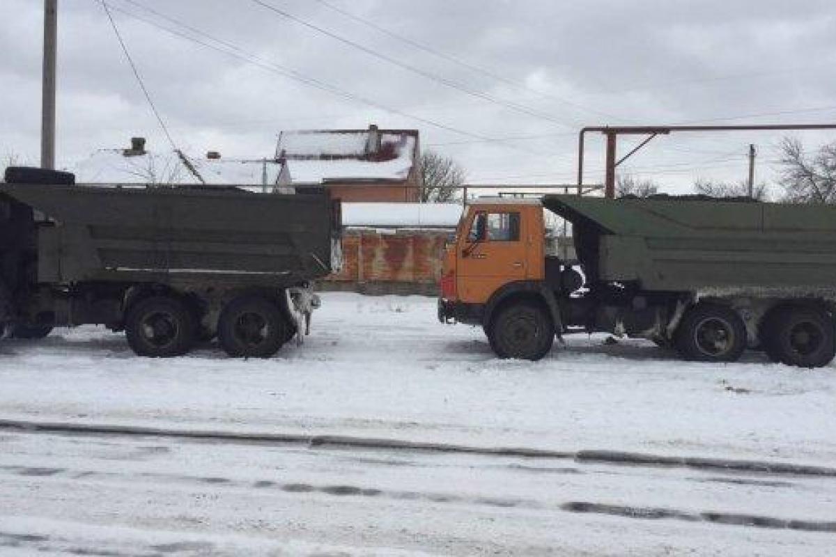 В Северодонецке полиция задержала грузовик с незаконным углем