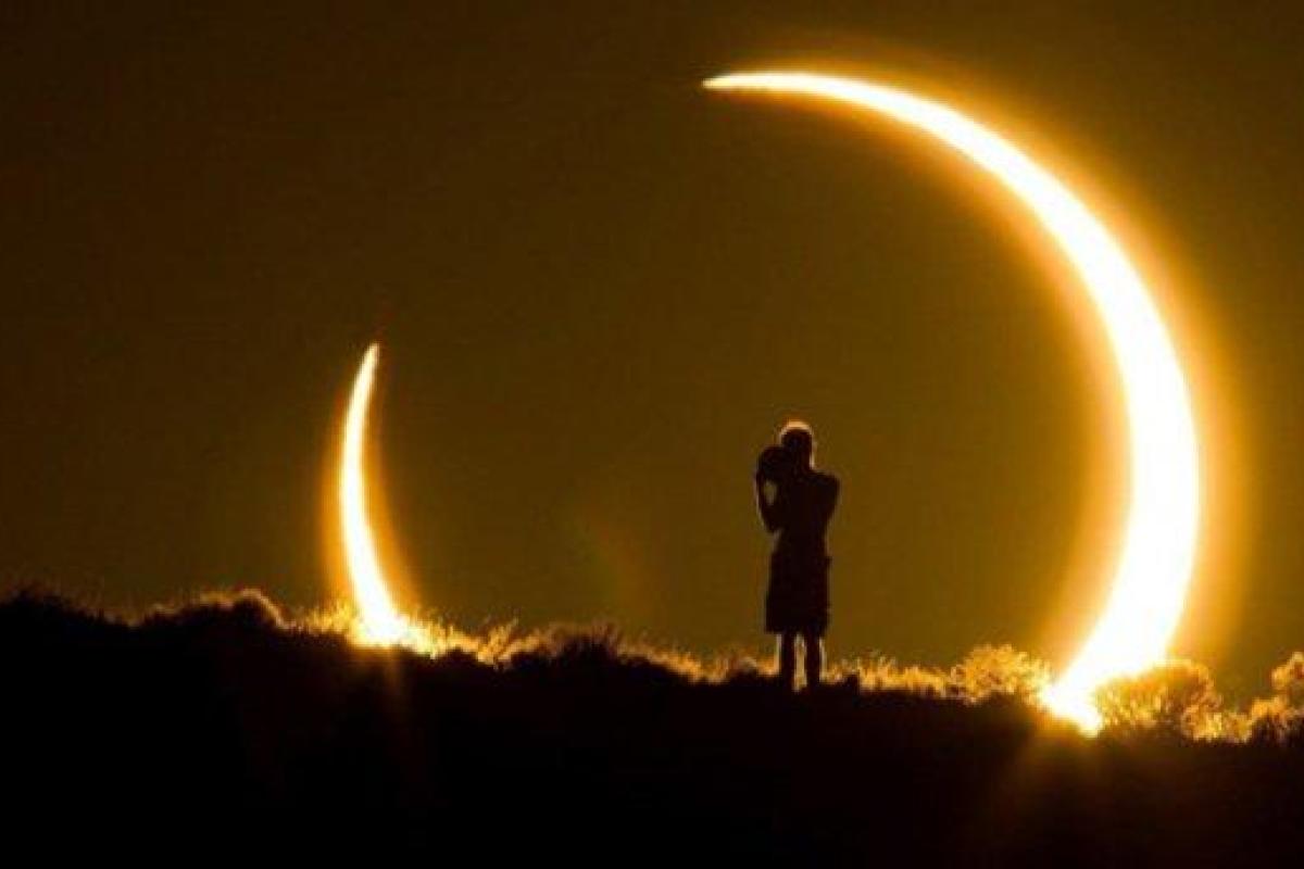На выходных можно будет наблюдать редкое солнечное затмение