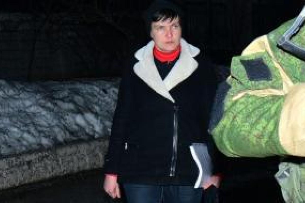 Савченко посетила две камеры с украинскими пленными: условия содержания ужасные