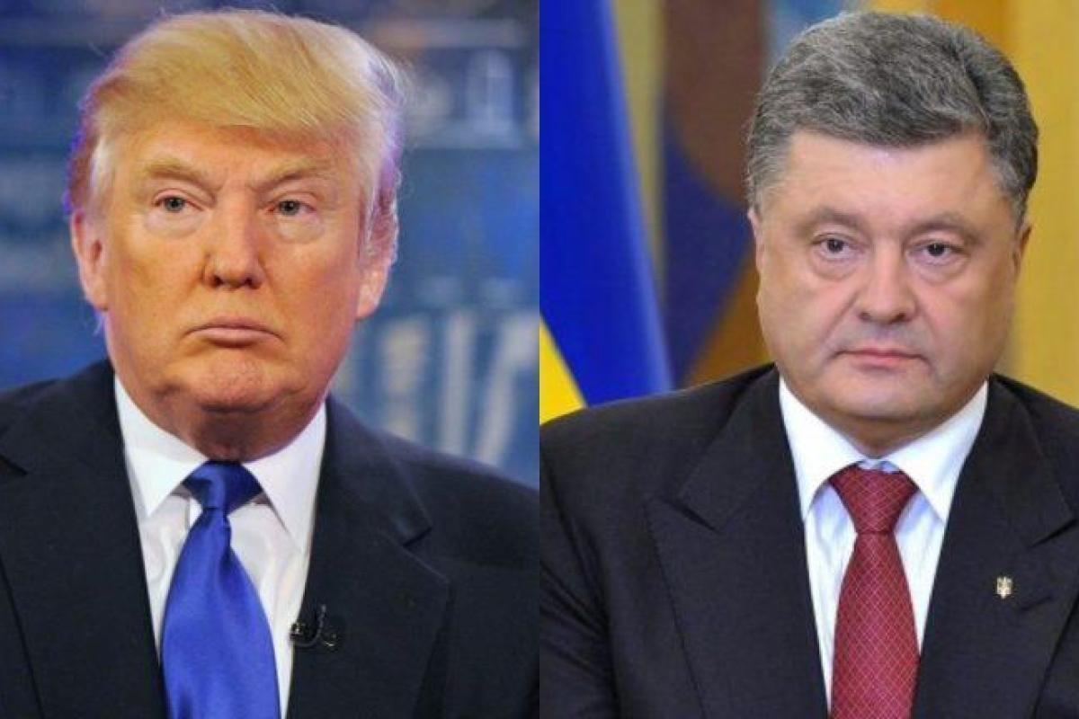 Стало известно, когда Трамп поговорит с Порошенко Стало известно, когда Трамп поговорит с Порошенко