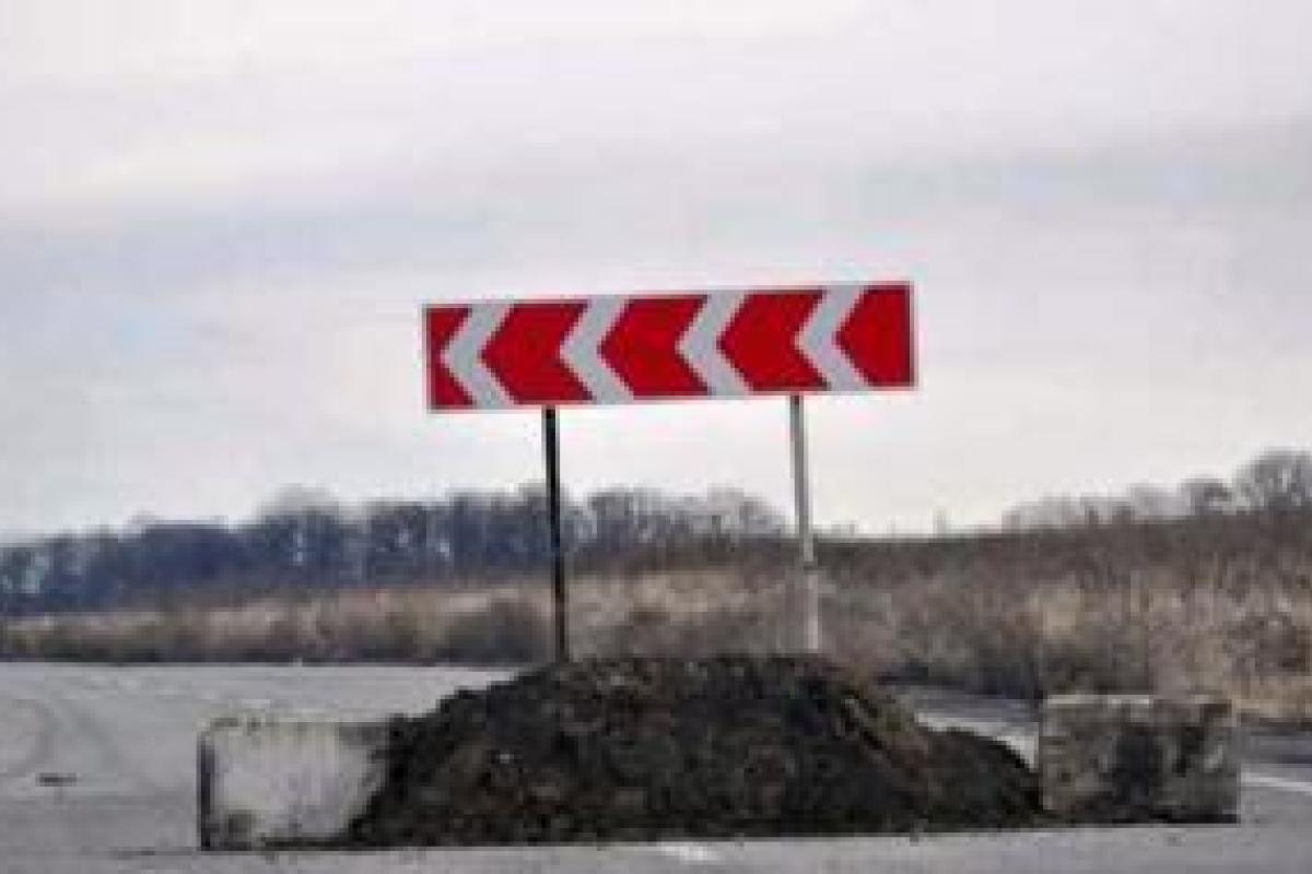 Трасса Ясиноватая-Горловка закрыта из-за боевых действий