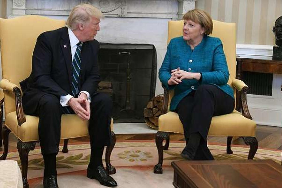 Стало известно, что Трамп и Меркель обсуждали на встрече