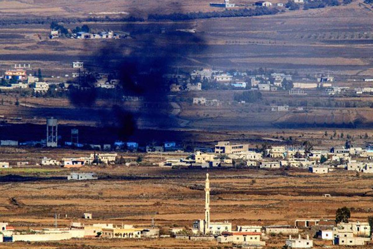 Израиль нанес удар по асадитам в районе Дамаска 