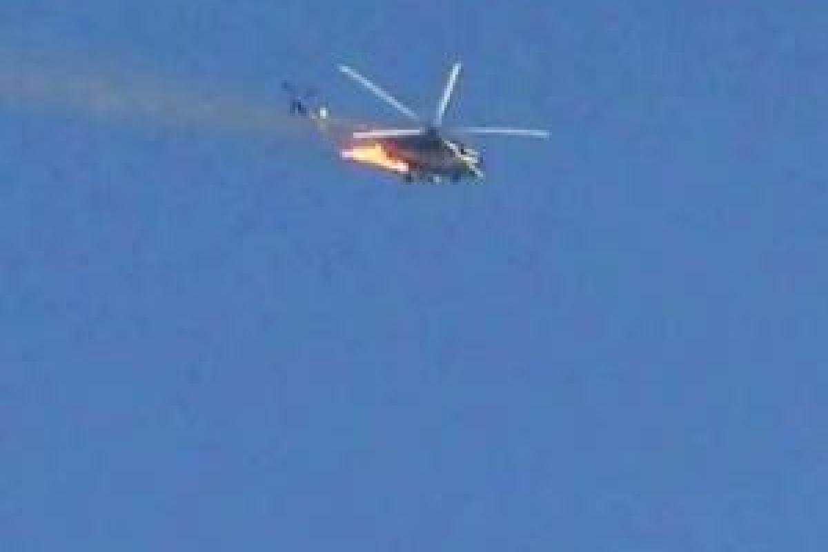 В Сирии сбили военный вертолет российской армии - СМИ