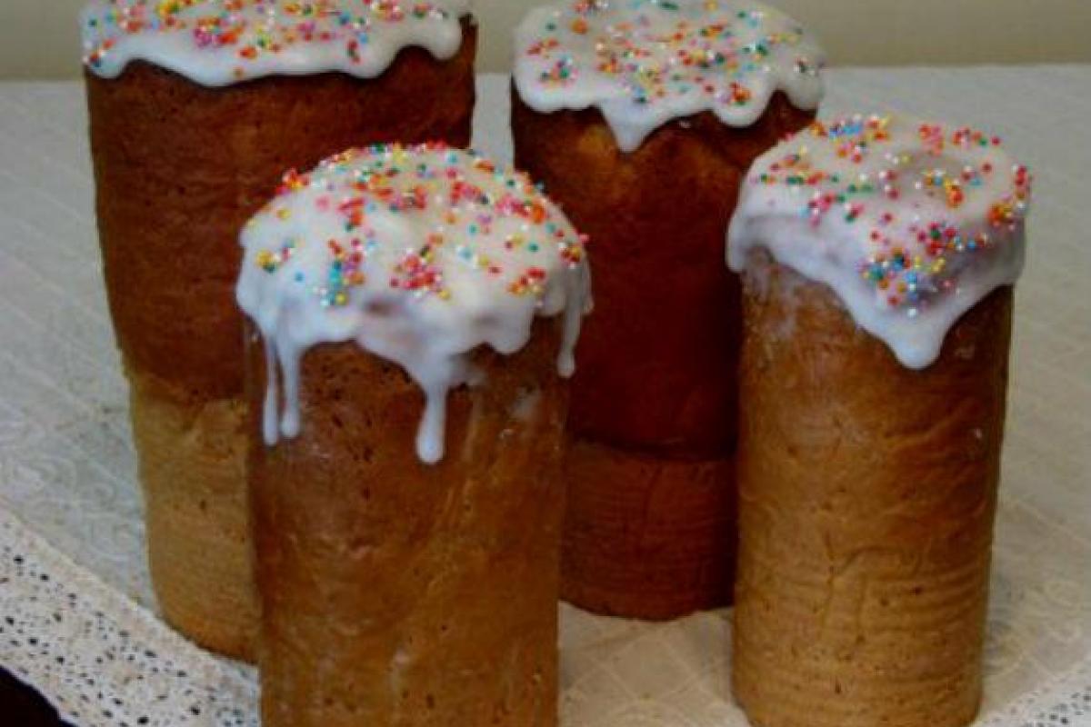 Куличи пасхальные без замеса теста Куличи пасхальные без замеса теста