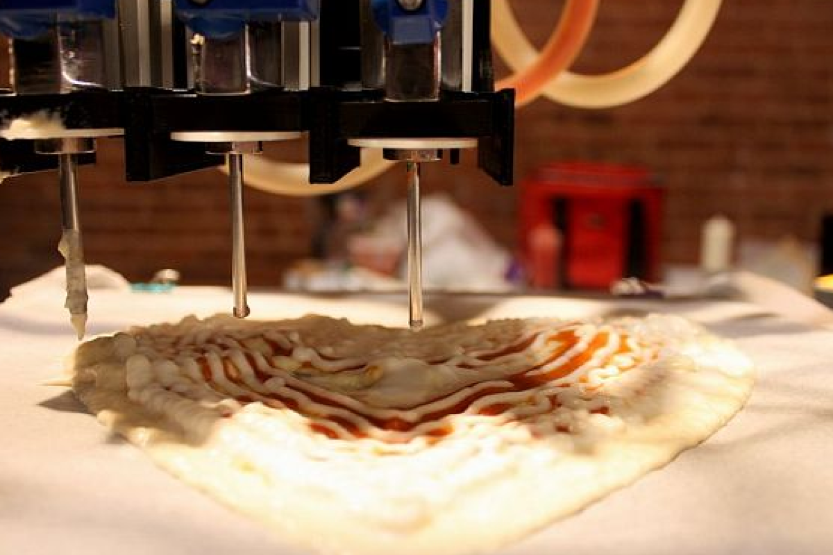 В США изобрели принтер, который печатает пиццу