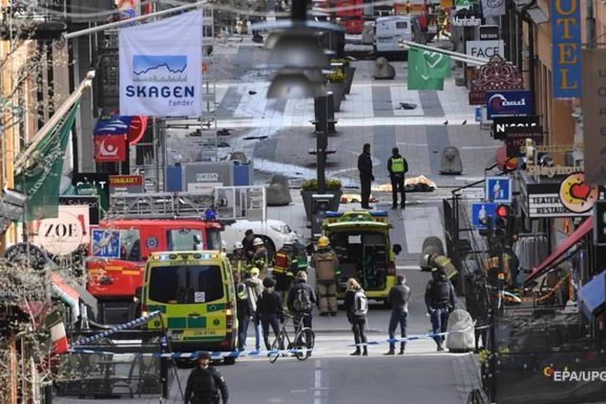 Украинцев cреди пострадавших в Стокгольме нет