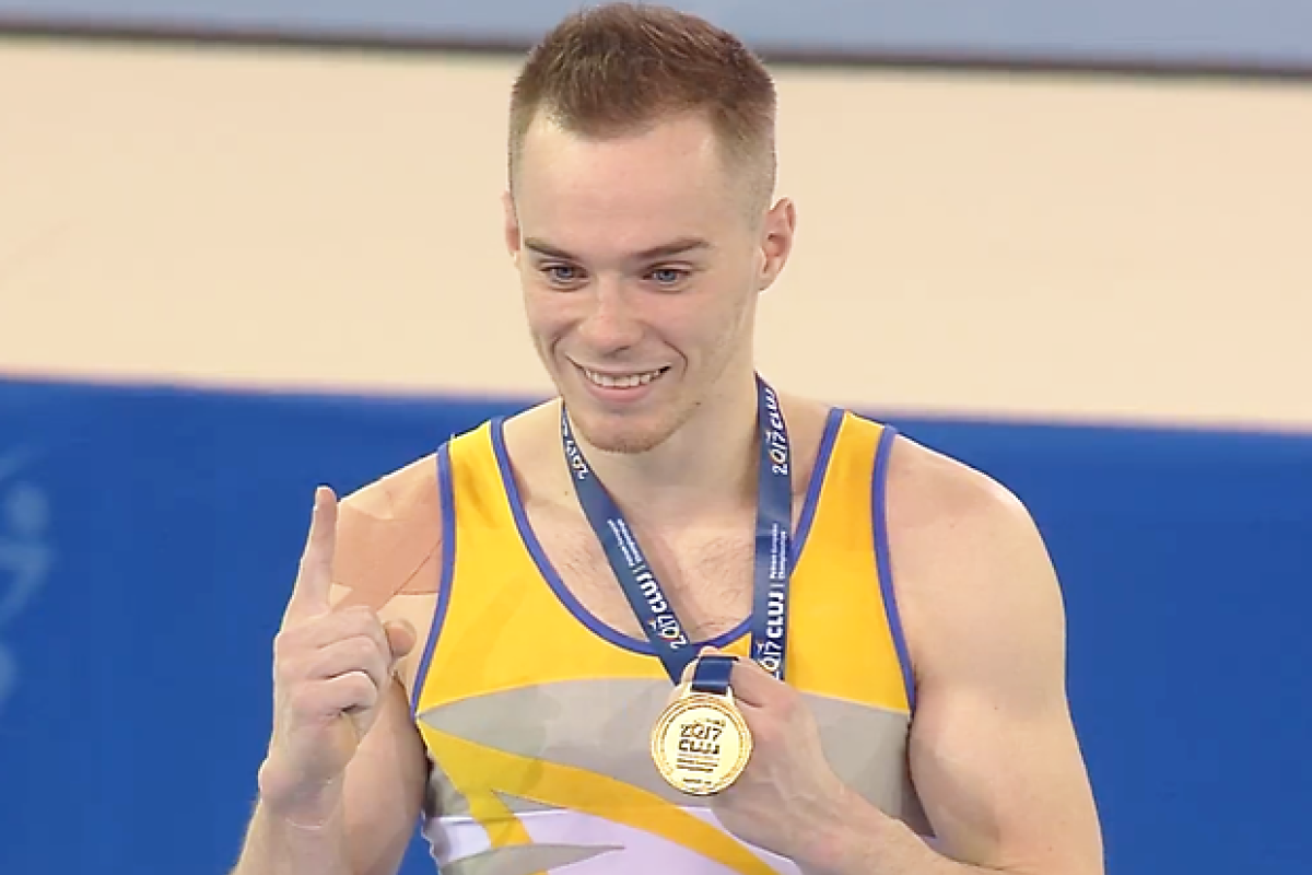 "Золото" Украины: Олег Верняев стал чемпионом Европы в индивидуальном многоборье "Золото" Украины: Олег Верняев стал чемпионом Европы в индивидуальном многоборье