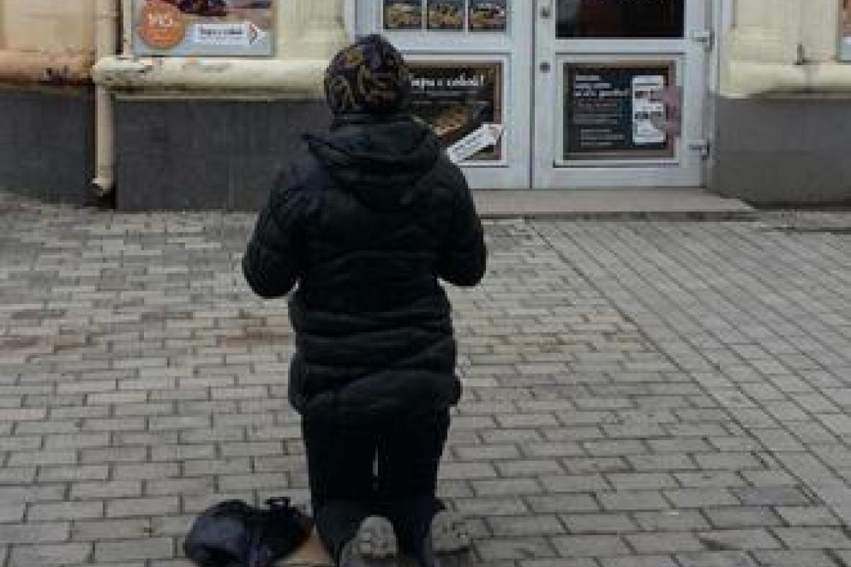 В аннексированном Крыму "расцвел" нищенский бизнес