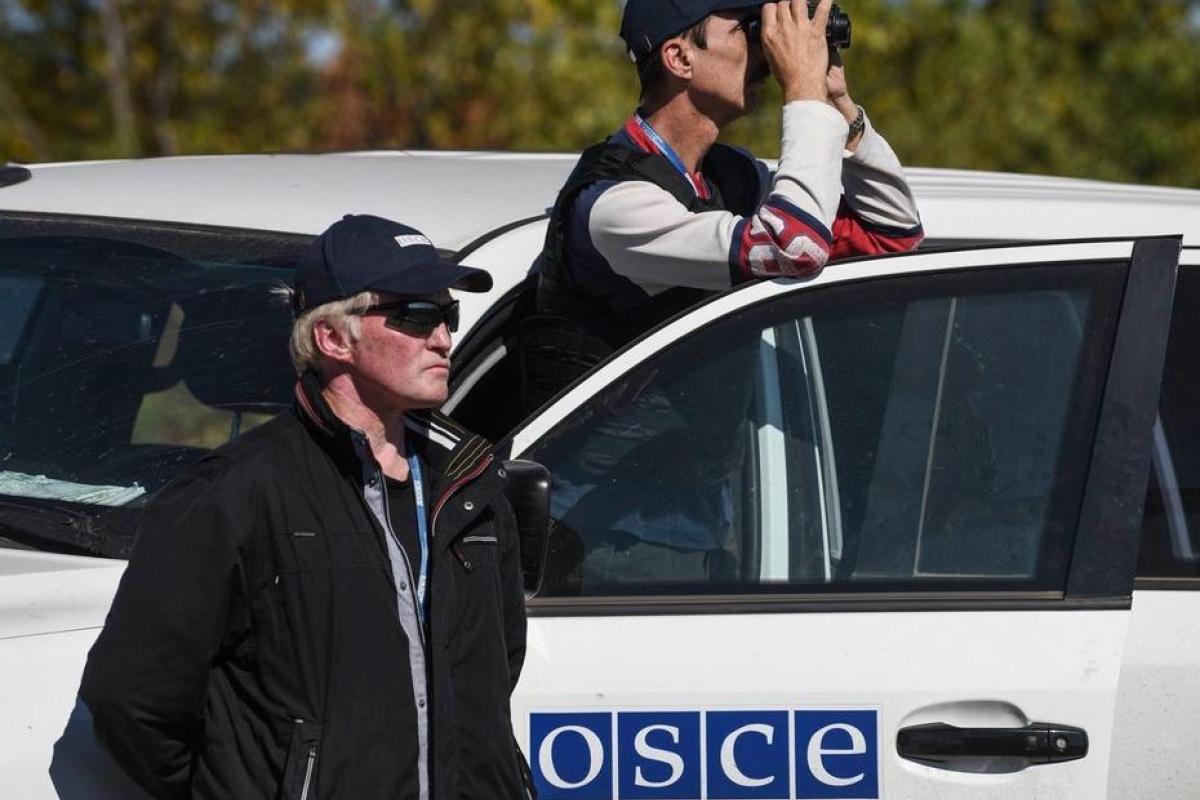 Вблизи Мариуполя наблюдатели ОБСЕ обнаружили остатки мин 