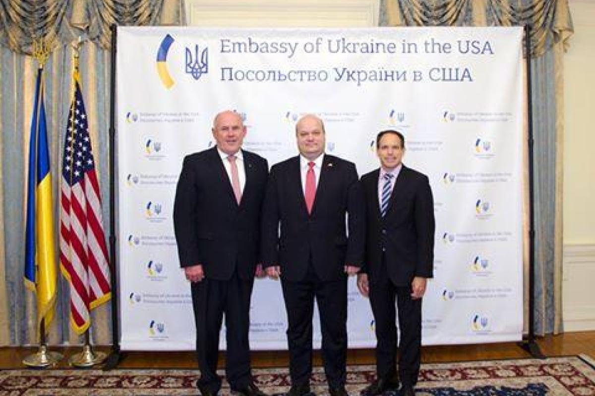 Посол Украины в США Валерий Чалый провел встречу с Генеральным секретарем Всемирного Конгресса Украинцев