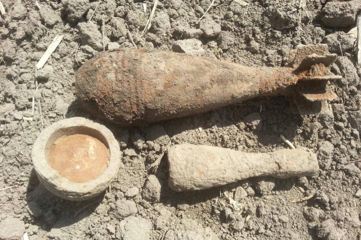 В Хмельницкой области пиротехники уничтожили 3 взрывоопасных предмета времен Второй мировой войны