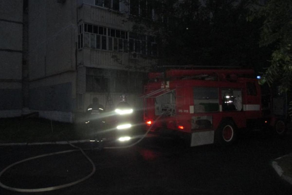 В Полтавской области во время пожара травмирован человек