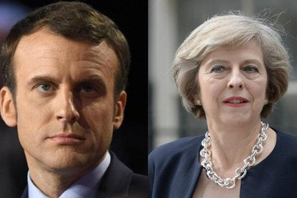 Тереза Мэй и Эммануэль Макрон согласовали совместный план по противодействию терроризму