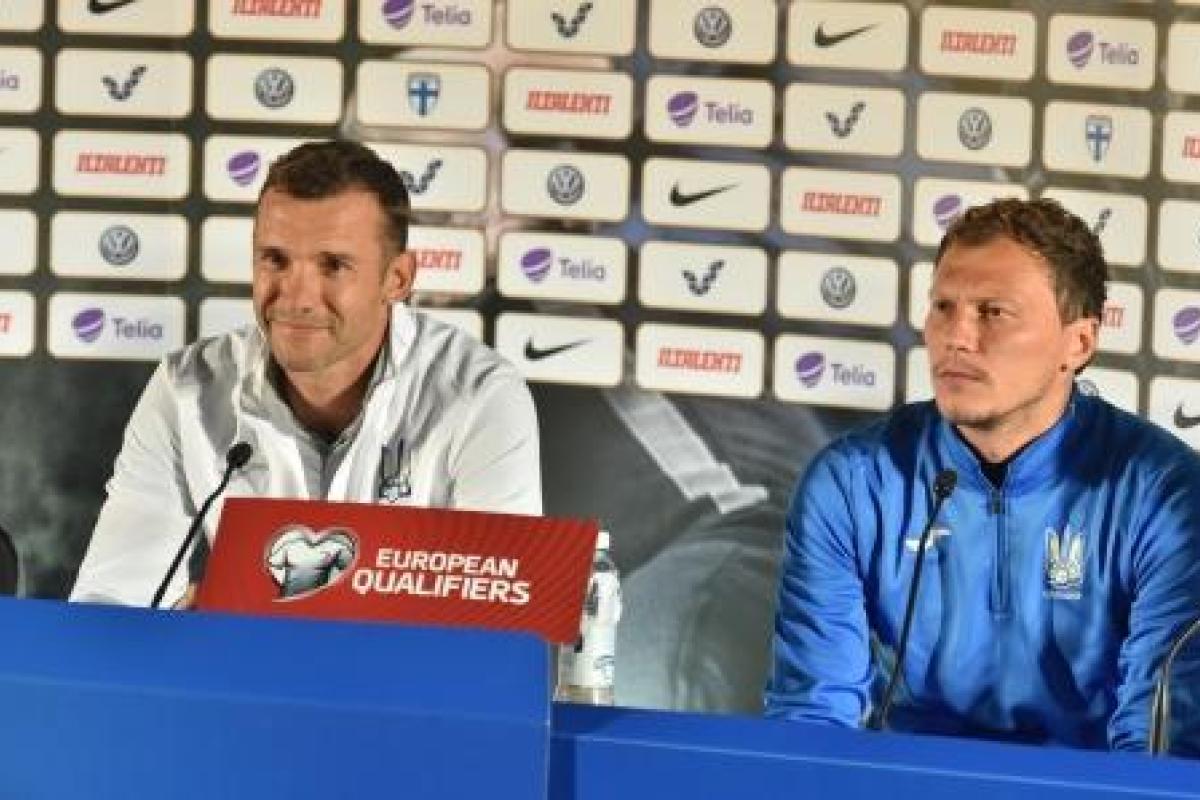 Андрей Шевченко заявил, что украинской сборной нужна только победа в матче с Финляндией Андрей Шевченко заявил, что украинской сборной нужна только победа в матче с Финляндией