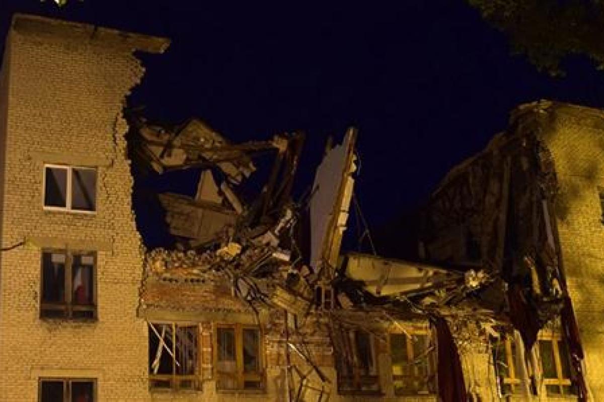 Обрушение здания донецкого университета: названы новые версии Обрушение здания донецкого университета: названы новые версии