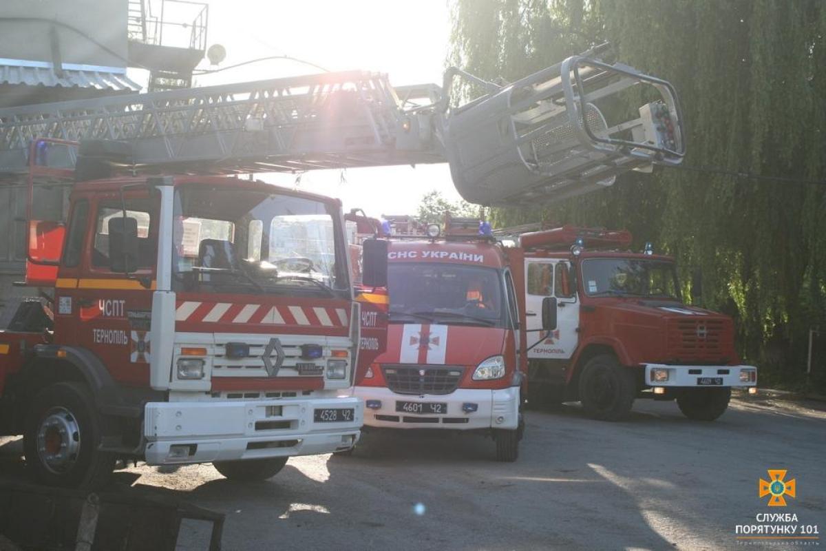 В Тернополе произошел пожар на хлебозаводе