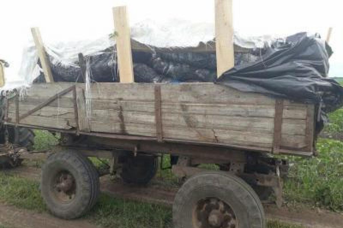 На Сумщине двое украинцев хотели на тракторе перевезти через границу в РФ почти три тонны мяса