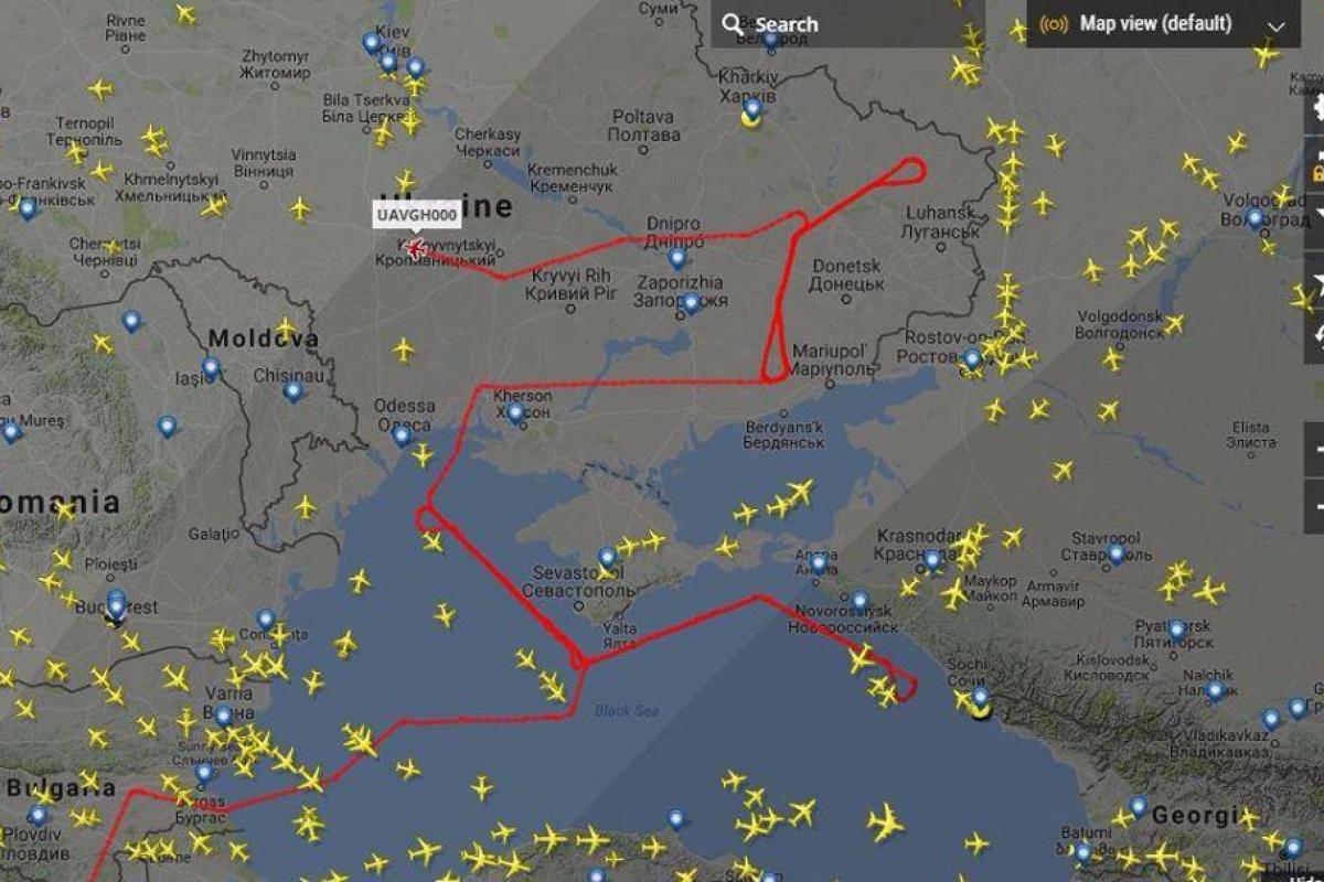 За оккупантами Донбасса и Крыма следит беспилотный самолет ВВС США За оккупантами Донбасса и Крыма следит беспилотный самолет ВВС США