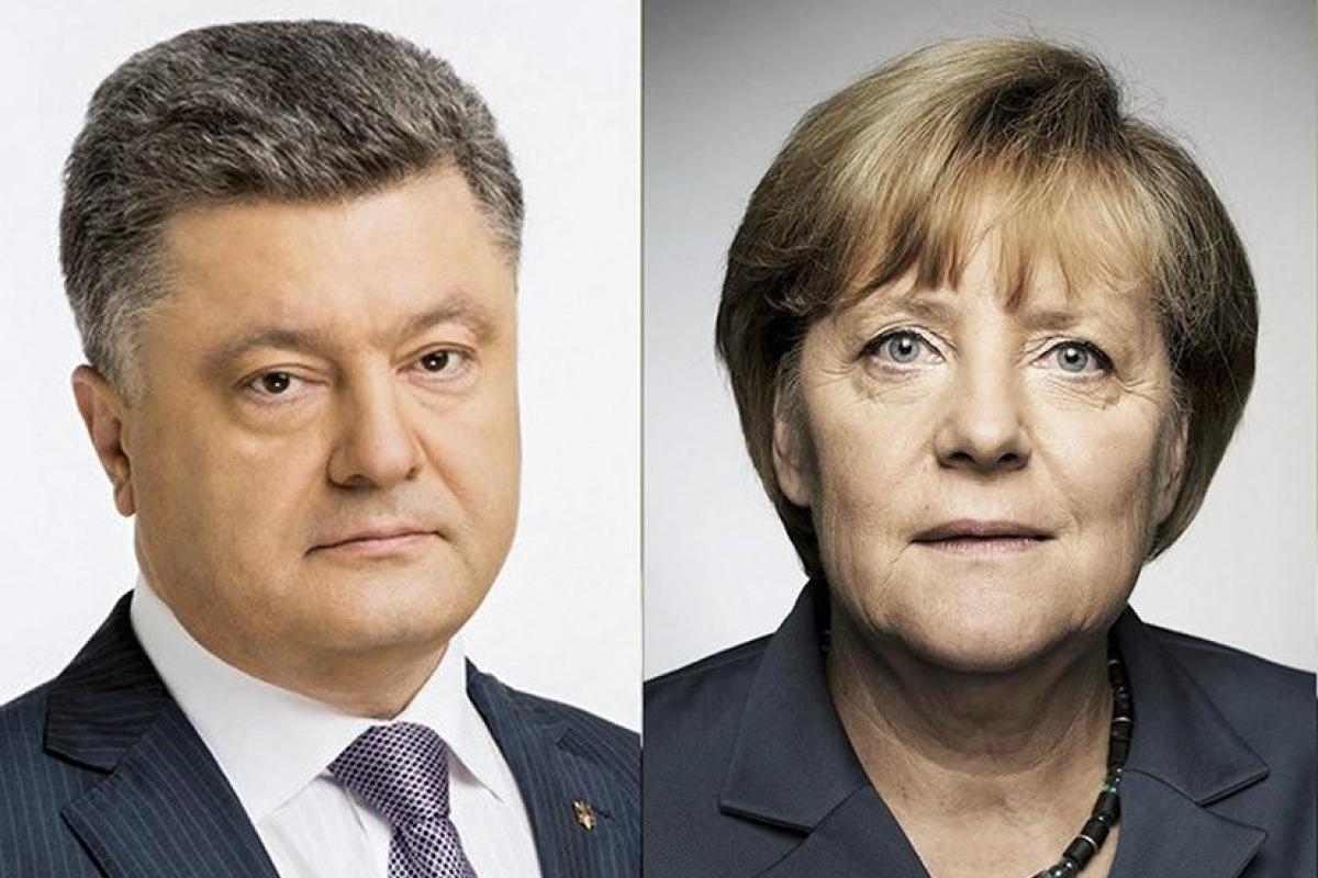 Порошенко провел телефонный разговор с Меркель