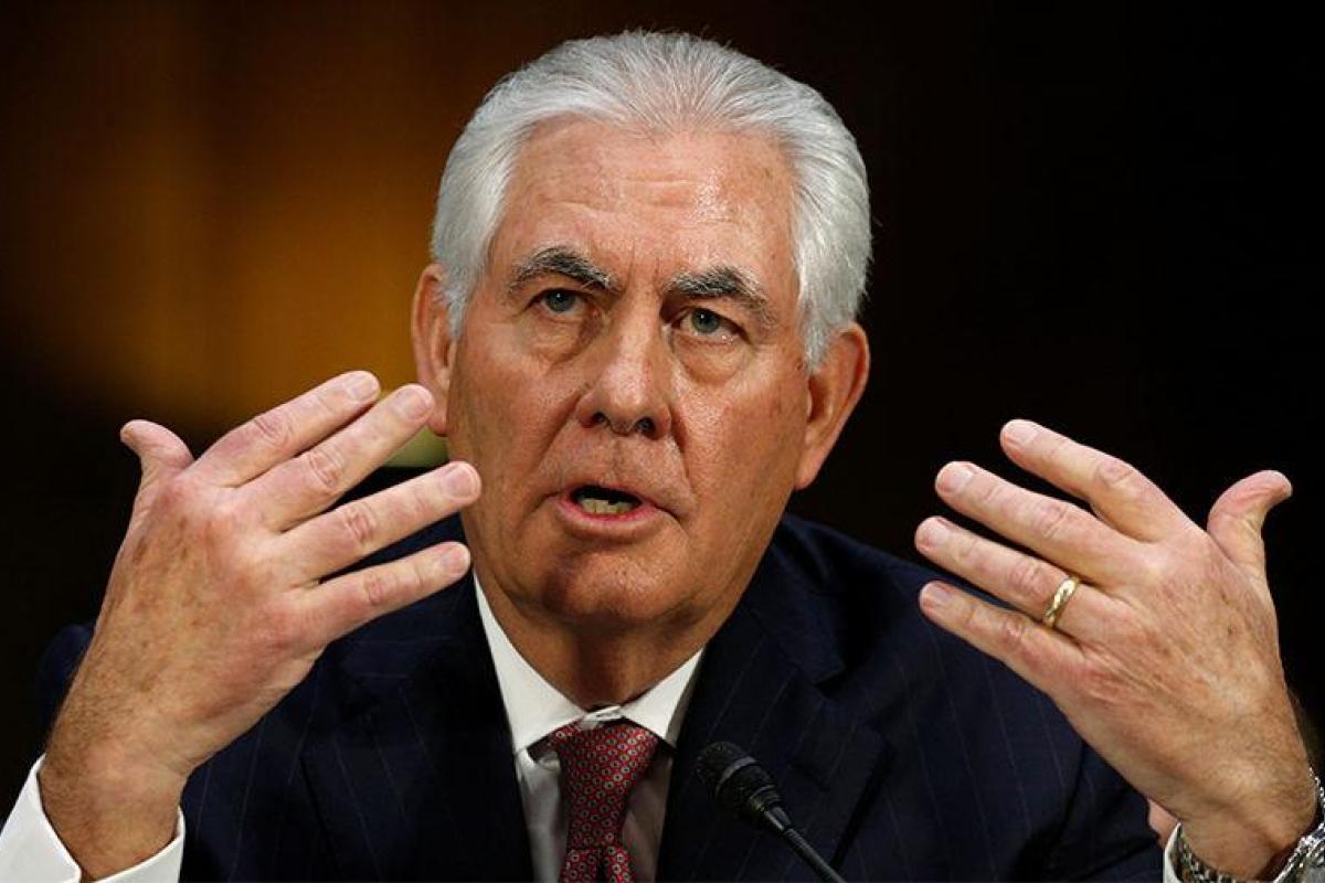 Госсекретарь Тиллерсон прибыл в Киев Госсекретарь Тиллерсон прибыл в Киев