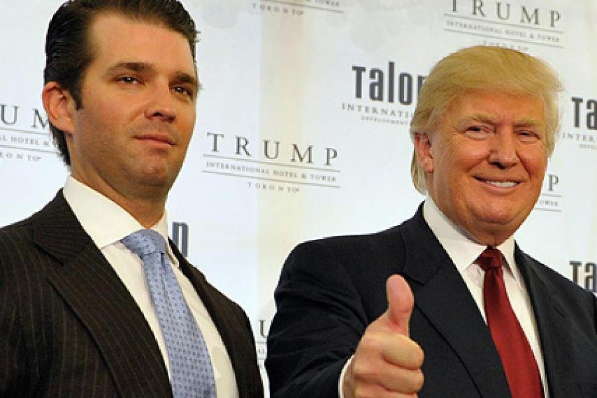 Заботливый отец: в Белом доме рассказали, как Трамп помог своему сыну с заявлением о встрече с российским юристом