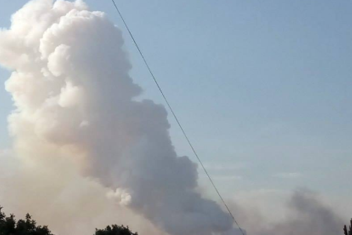 В оккупированном Донецке горят склады с остатками окфола и гексогена