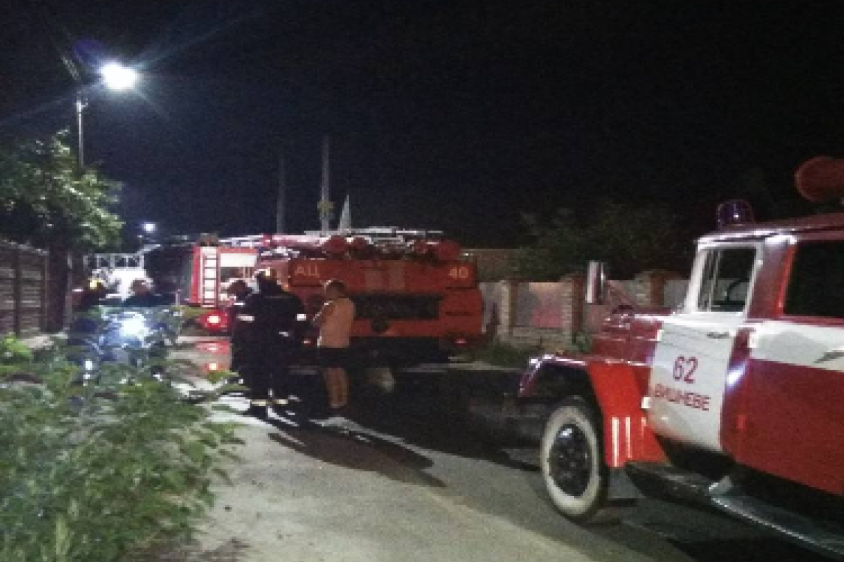 На Киевщине в результате пожара чуть не погибли два человека