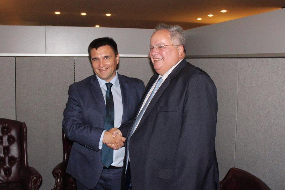 В Нью-Йорке Павел Климкин встретился с министром иностранных дел Греции В Нью-Йорке Павел Климкин встретился с министром иностранных дел Греции