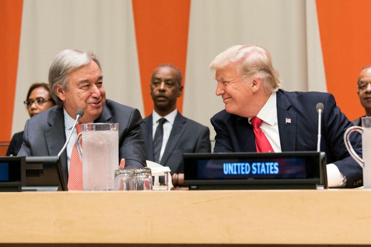 Глава ООН о реформе: Дональд Трамп выразил свою поддержку