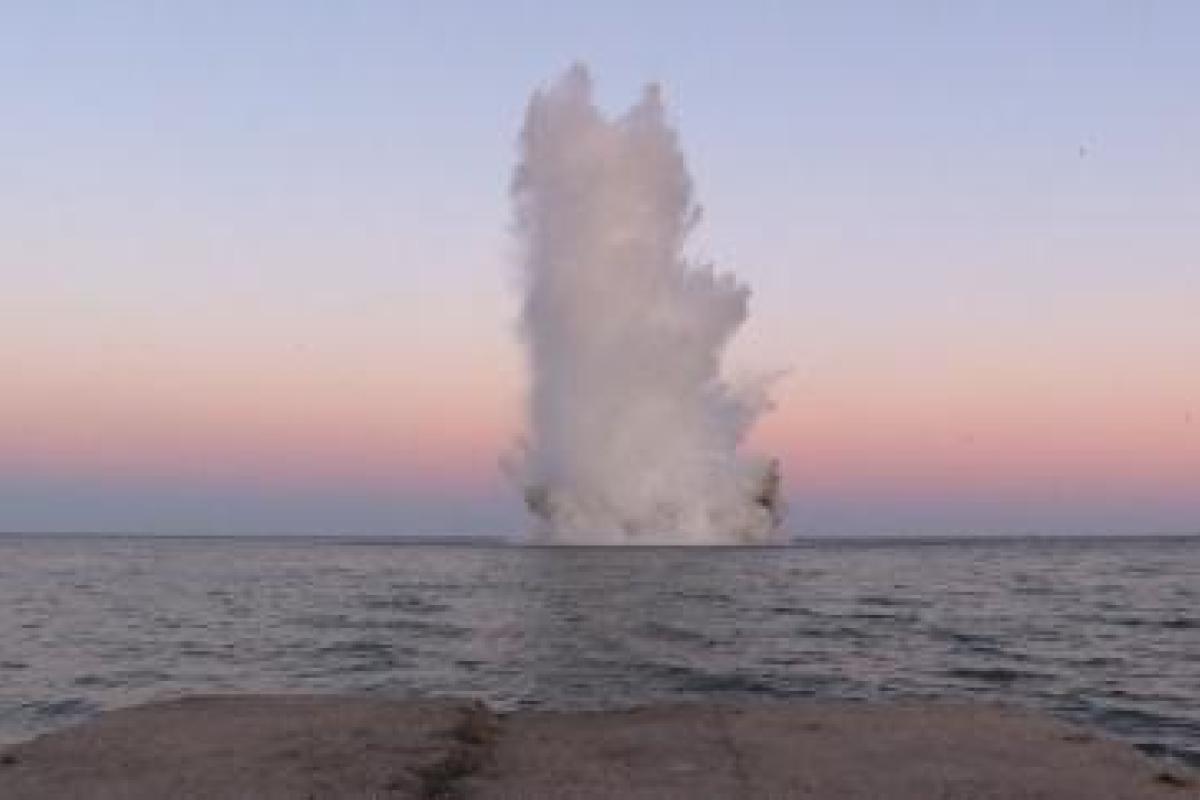 В оккупированном Крыму нашли мину весом 1000 кг В оккупированном Крыму нашли мину весом 1000 кг