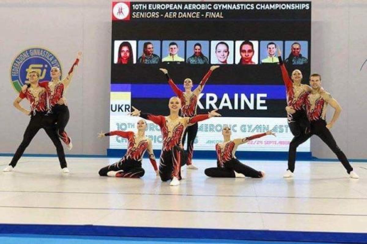 Украина выборола "бронзу" на чемпионате Европы по спортивной аэробике Украина выборола "бронзу" на чемпионате Европы по спортивной аэробике