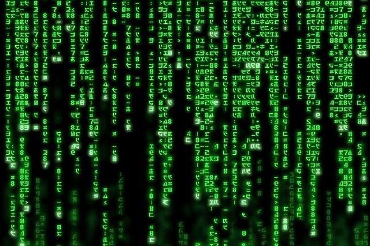 Зеленый код на заставке культового фильма "Матрица" оказался рецептом суши Зеленый код на заставке культового фильма "Матрица" оказался рецептом суши